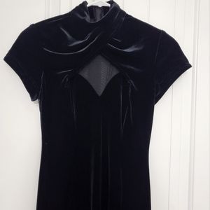 Night Way Collections Ollections Black Velvet Dress 🌙 🐈‍⬛️